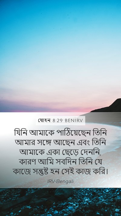 যোহন 8:29 BENIRV Bible Verse Image
