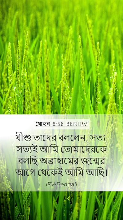 যোহন 8:58 BENIRV Bible Verse Image