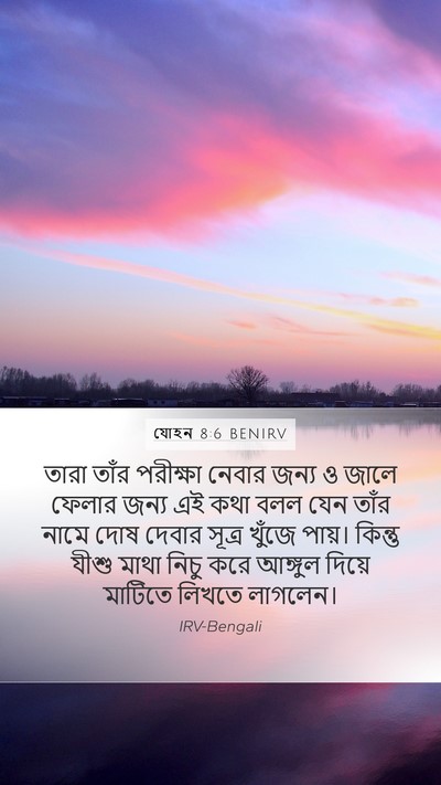 যোহন 8:6 BENIRV Bible Verse Image