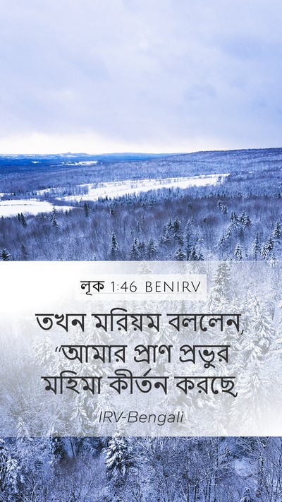 লূক 1:46 BENIRV Bible Verse Image
