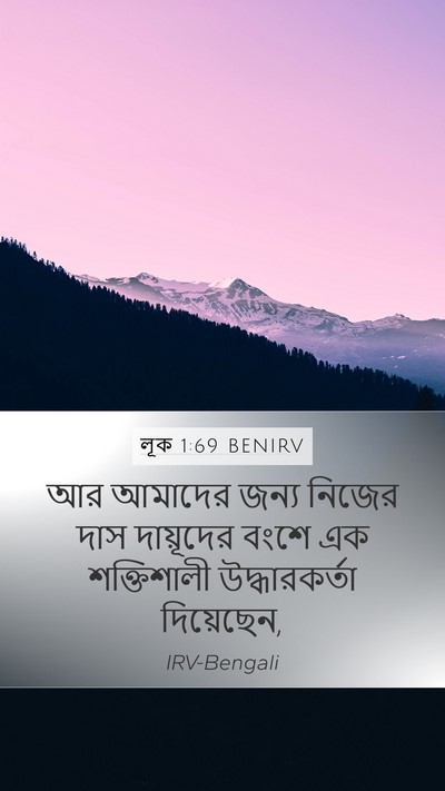 লূক 1:69 BENIRV Bible Verse Image