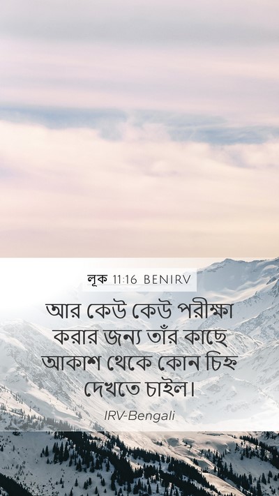 লূক 11:16 BENIRV Bible Verse Image