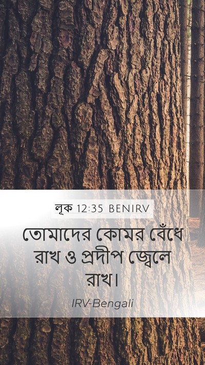 লূক 12:35 BENIRV Bible Verse Image
