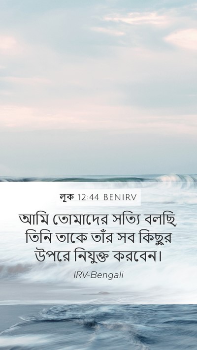 লূক 12:44 BENIRV Bible Verse Image