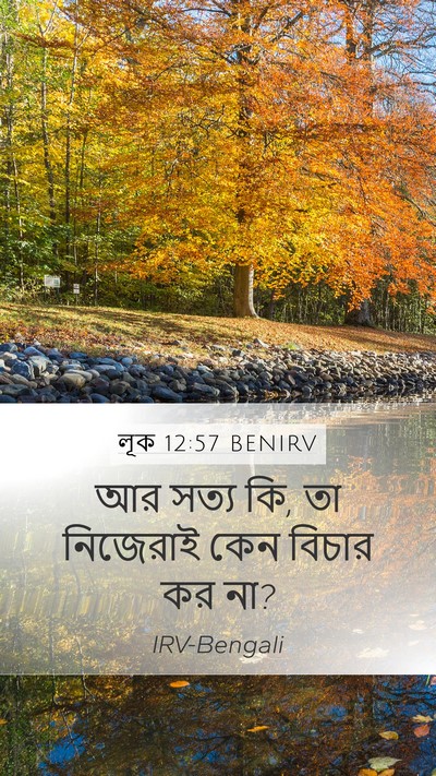 লূক 12:57 BENIRV Bible Verse Image