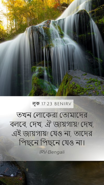 লূক 17:23 BENIRV Bible Verse Image