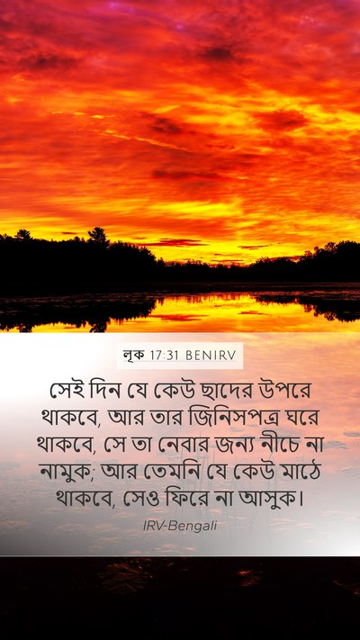 লূক 17:31 BENIRV Bible Verse Image