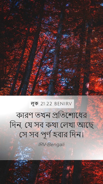 লূক 21:22 BENIRV Bible Verse Image