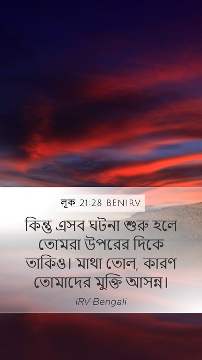 লূক 21:28 BENIRV Bible Verse Image