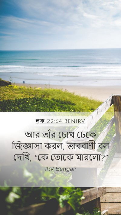 লূক 22:64 BENIRV Bible Verse Image