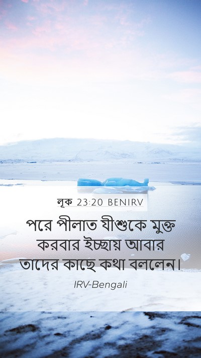 লূক 23:20 BENIRV Bible Verse Image