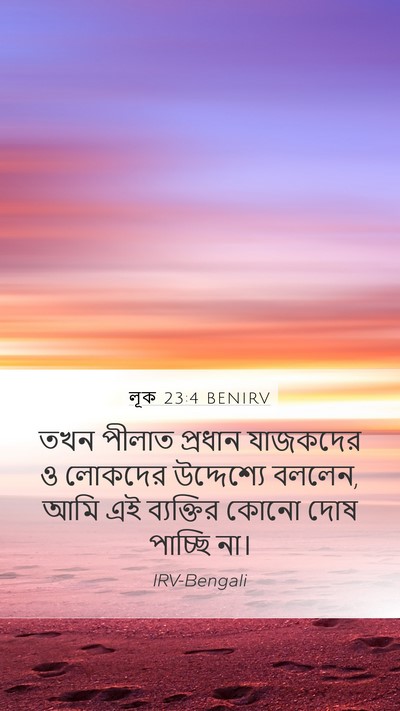 লূক 23:4 BENIRV Bible Verse Image