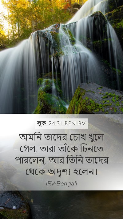 লূক 24:31 BENIRV Bible Verse Image