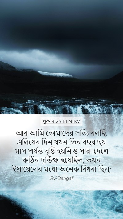 লূক 4:25 BENIRV Bible Verse Image