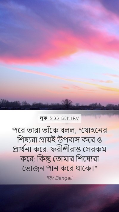 লূক 5:33 BENIRV Bible Verse Image