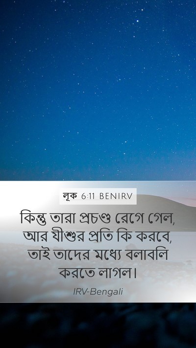 লূক 6:11 BENIRV Bible Verse Image