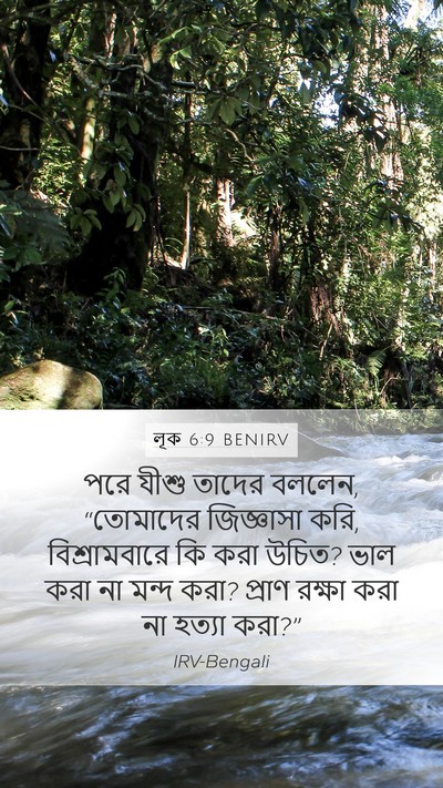 লূক 6:9 BENIRV Bible Verse Image