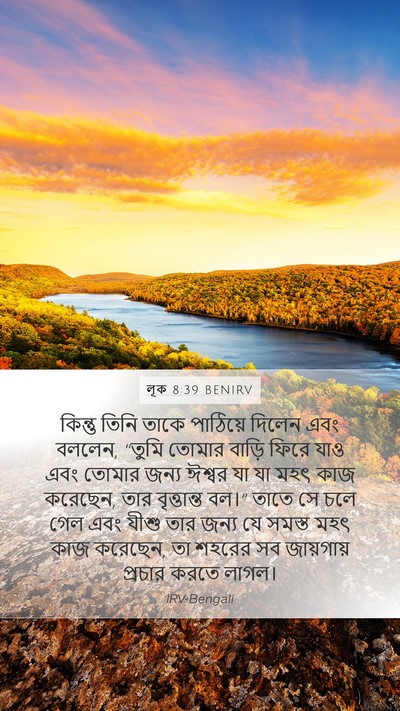 লূক 8:39 BENIRV Bible Verse Image