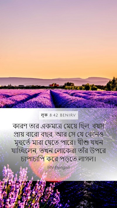 লূক 8:42 BENIRV Bible Verse Image