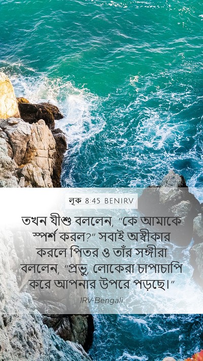 লূক 8:45 BENIRV Bible Verse Image
