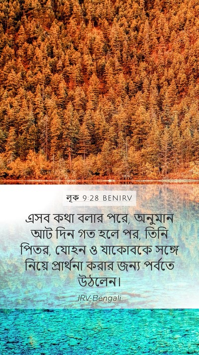 লূক 9:28 BENIRV Bible Verse Image