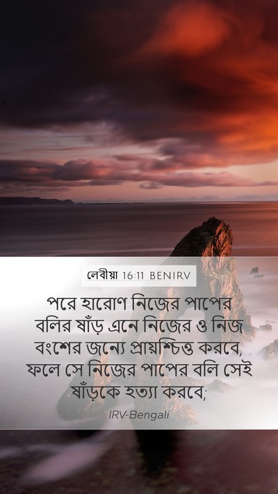 লেবীয়া 16:11 BENIRV Bible Verse Image