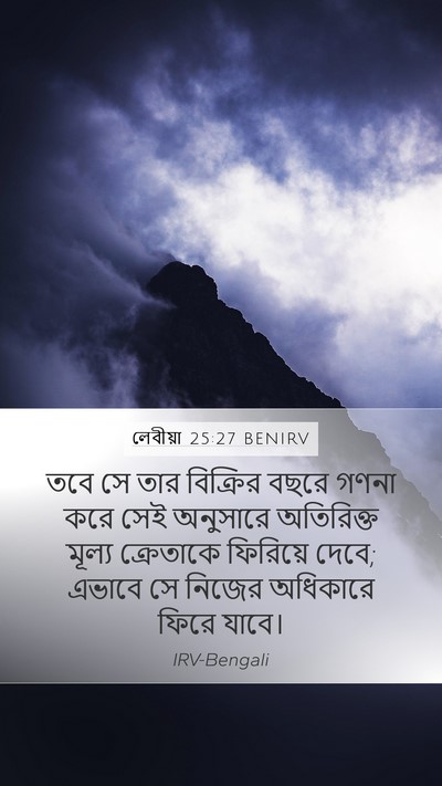 লেবীয়া 25:27 BENIRV Bible Verse Image