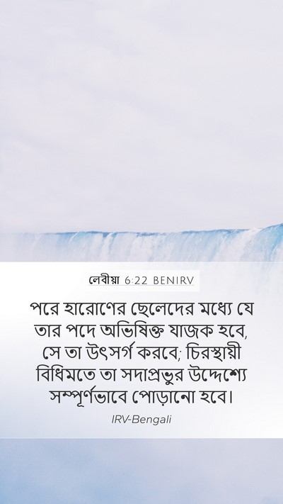 লেবীয়া 6:22 BENIRV Bible Verse Image