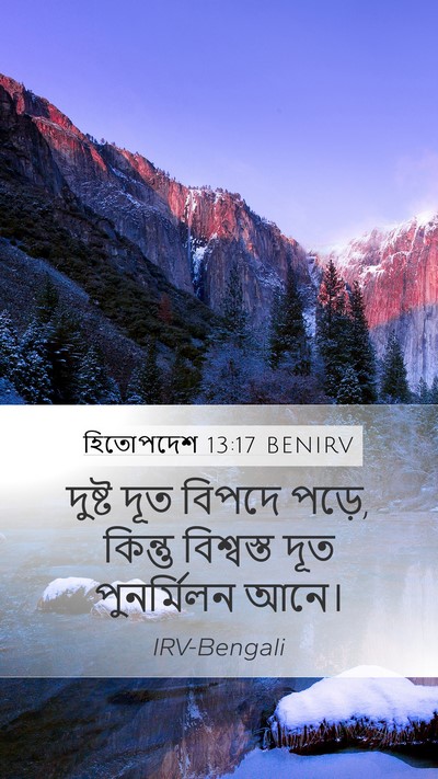 হিতোপদেশ 13:17 BENIRV Bible Verse Image