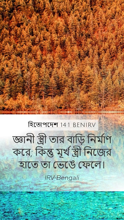 হিতোপদেশ 14:1 BENIRV Bible Verse Image