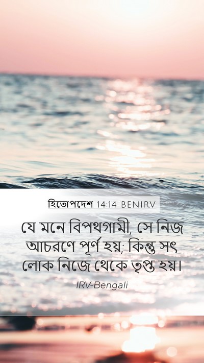 হিতোপদেশ 14:14 BENIRV Bible Verse Image