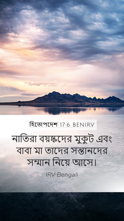 হিতোপদেশ 17:6 BENIRV Bible Verse Image