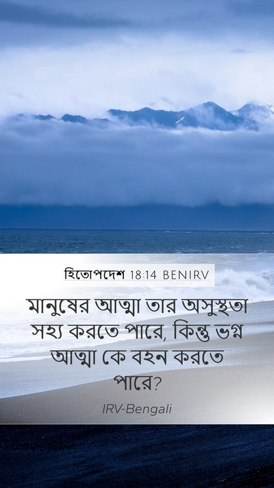 হিতোপদেশ 18:14 BENIRV Bible Verse Image