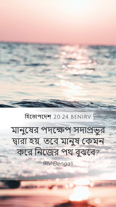 হিতোপদেশ 20:24 BENIRV Bible Verse Image