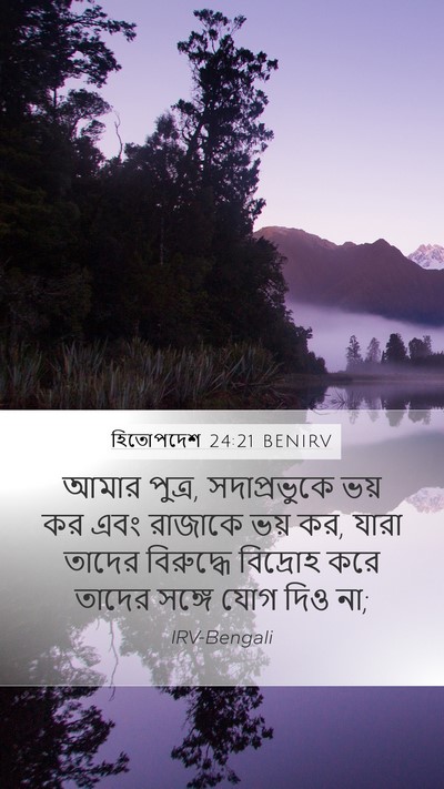 হিতোপদেশ 24:21 BENIRV Bible Verse Image