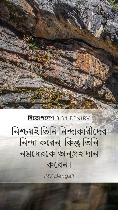 হিতোপদেশ 3:34 BENIRV Bible Verse Image