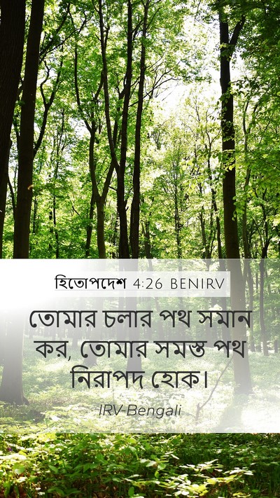 হিতোপদেশ 4:26 BENIRV Bible Verse Image