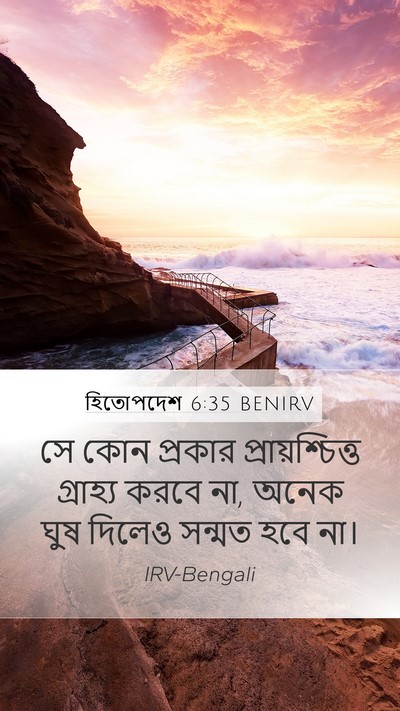 হিতোপদেশ 6:35 BENIRV Bible Verse Image