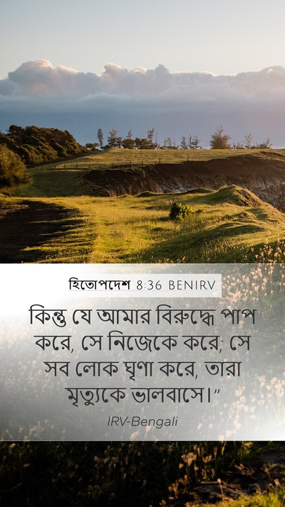 হিতোপদেশ 8:36 BENIRV Bible Verse Image