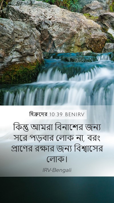 হিব্রুদের 10:39 BENIRV Bible Verse Image