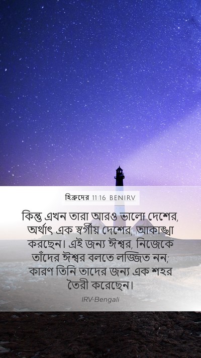 হিব্রুদের 11:16 BENIRV Bible Verse Image