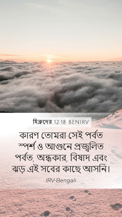 হিব্রুদের 12:18 BENIRV Bible Verse Image