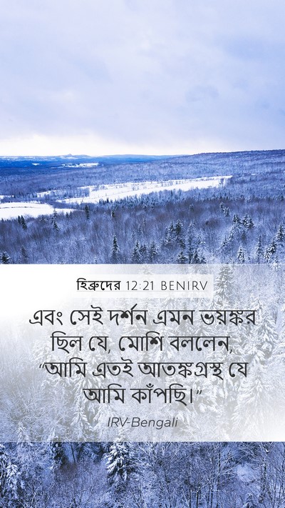 হিব্রুদের 12:21 BENIRV Bible Verse Image