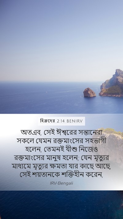 হিব্রুদের 2:14 BENIRV Bible Verse Image
