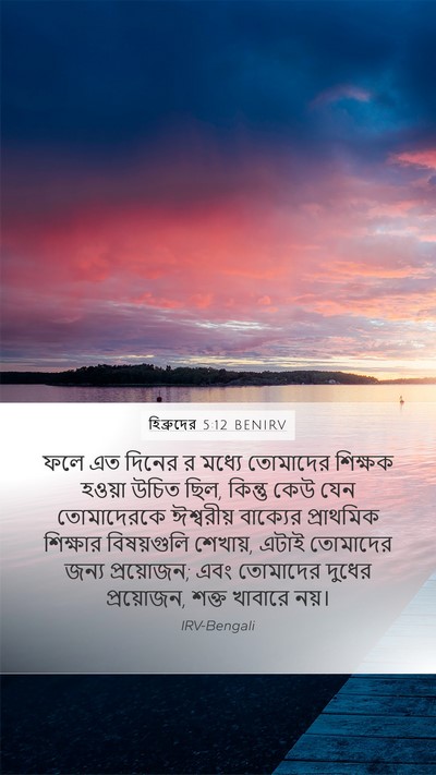 হিব্রুদের 5:12 BENIRV Bible Verse Image
