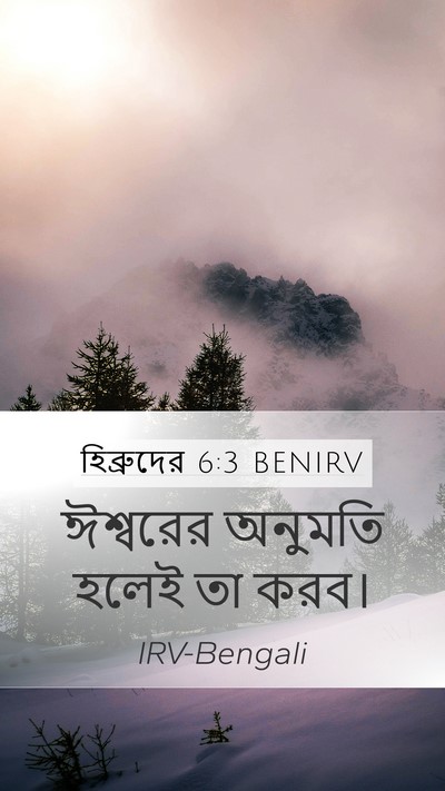 হিব্রুদের 6:3 BENIRV Bible Verse Image