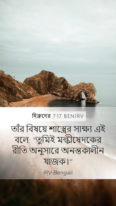 হিব্রুদের 7:17 BENIRV Bible Verse Image