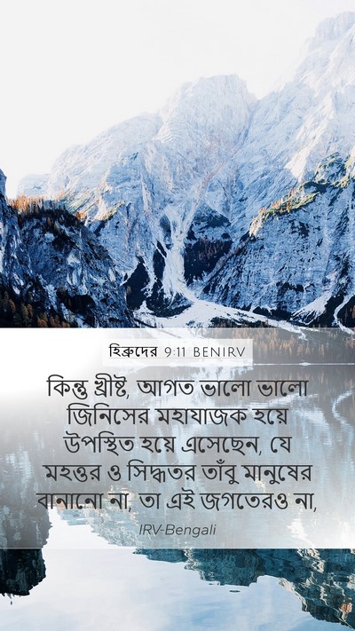 হিব্রুদের 9:11 BENIRV Bible Verse Image