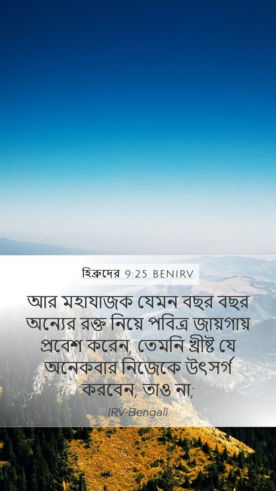 হিব্রুদের 9:25 BENIRV Bible Verse Image