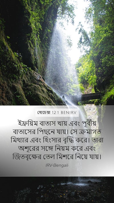 হোচেয়া 12:1 BENIRV Bible Verse Image